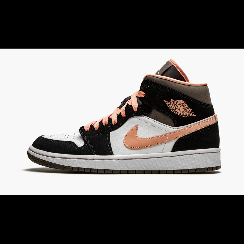 Jordan 1 Mid Peach Mocha